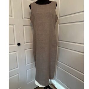 Khaki Sleeveless Dress